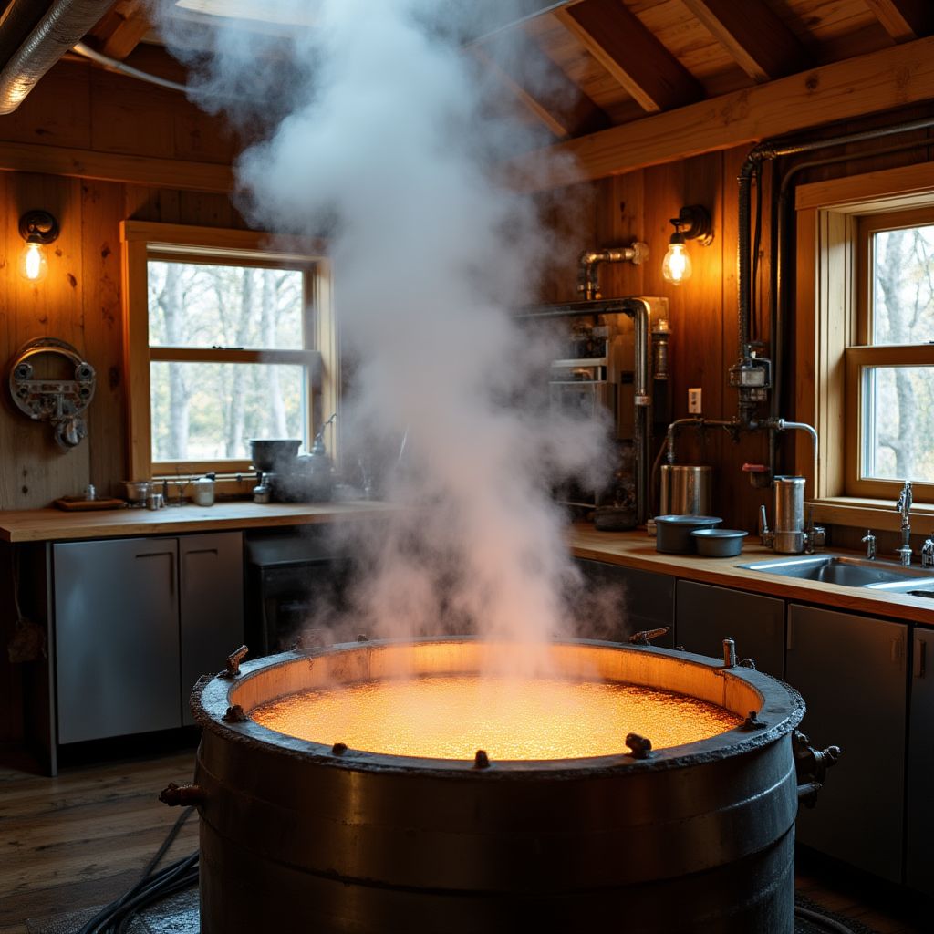 Modern maple syrup evaporator